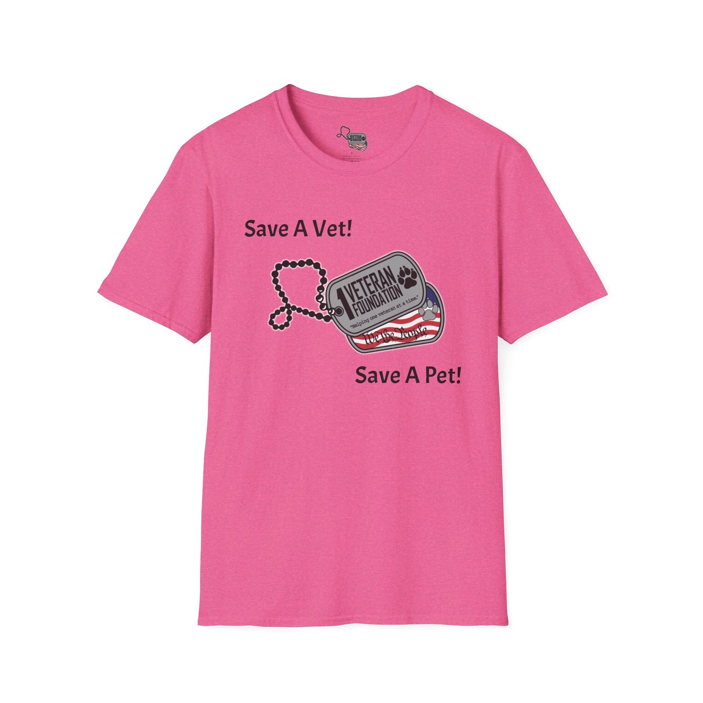 1 Veteran Foundation Unisex Softstyle T-Shirt